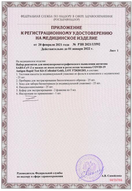  Covid-19 Certificados da Rússia 2